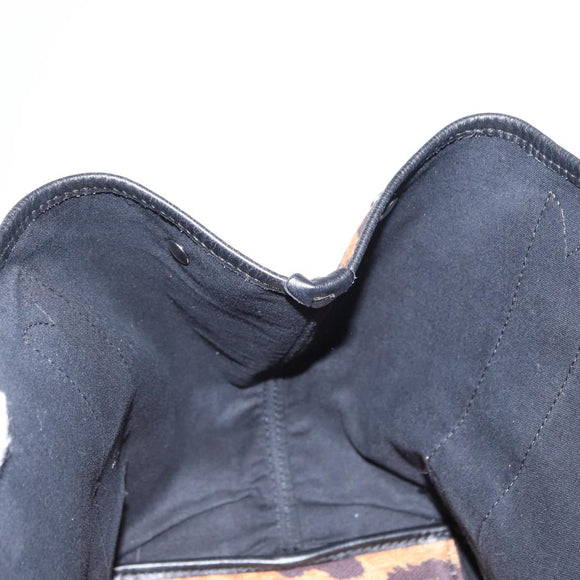 BALENCIAGA Cabas S Tote Bag Canvas Brown 339933 Auth BA7710