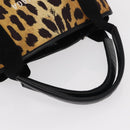 BALENCIAGA Cabas S Tote Bag Canvas Brown 339933 Auth BA7710-7