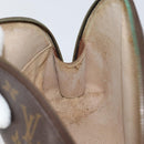 LOUIS VUITTON Monogram Trousse Demi Ronde Cosmetic Pouch M47520 LV Auth BA7711-11