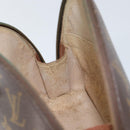 LOUIS VUITTON Monogram Trousse Demi Ronde Cosmetic Pouch M47520 LV Auth BA7711-17