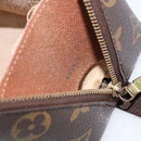 LOUIS VUITTON Monogram Trousse Demi Ronde Cosmetic Pouch M47520 LV Auth BA7711-12