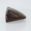 LOUIS VUITTON Monogram Trousse Demi Ronde Cosmetic Pouch M47520 LV Auth BA7711-3