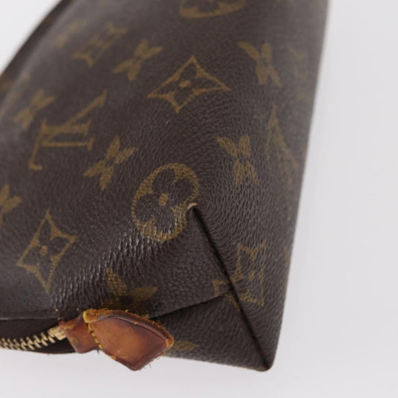 LOUIS VUITTON Monogram Pochette Cosmetic PM Cosmetic Pouch M47515 LV Auth BA7712