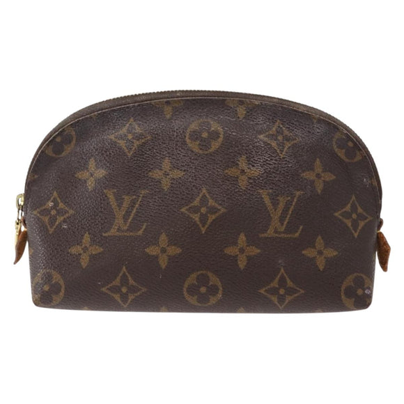 LOUIS VUITTON Monogram Pochette Cosmetic PM Cosmetic Pouch M47515 LV Auth BA7712