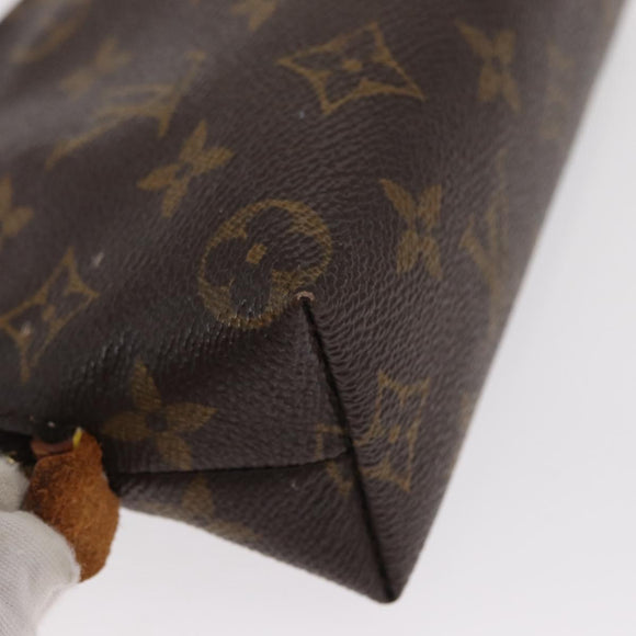 LOUIS VUITTON Monogram Pochette Cosmetic PM Cosmetic Pouch M47515 LV Auth BA7712