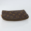 LOUIS VUITTON Monogram Pochette Cosmetic PM Cosmetic Pouch M47515 LV Auth BA7713-5