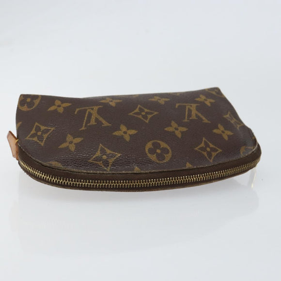 LOUIS VUITTON Monogram Pochette Cosmetic PM Cosmetic Pouch M47515 LV Auth BA7713
