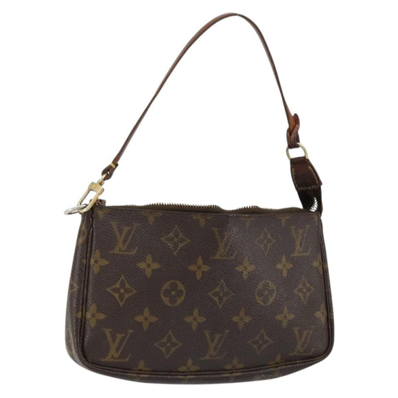 LOUIS VUITTON Monogram Pochette Accessoires Pouch M51980 LV Auth BA7714