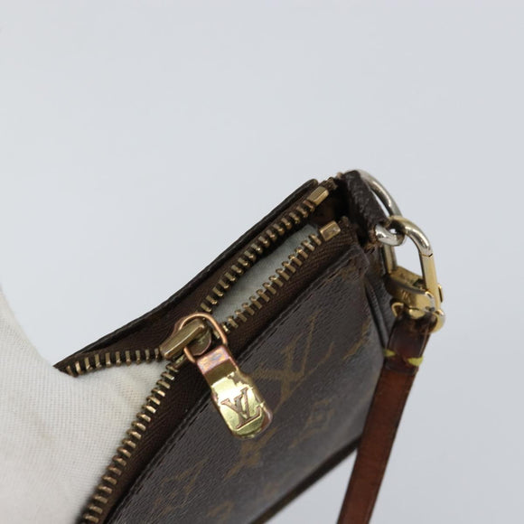 LOUIS VUITTON Monogram Pochette Accessoires Pouch M51980 LV Auth BA7714