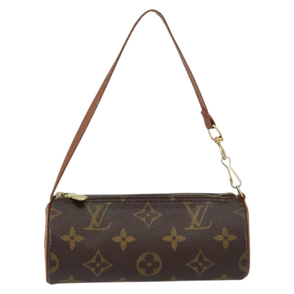 LOUIS VUITTON Monogram Papillon Pouch LV Auth BA7717