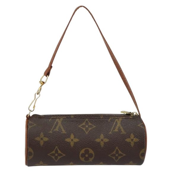 LOUIS VUITTON Monogram Papillon Pouch LV Auth BA7717