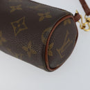 LOUIS VUITTON Monogram Papillon Pouch LV Auth BA7718-10