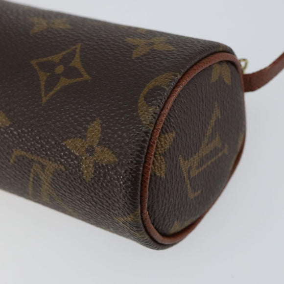 LOUIS VUITTON Monogram Papillon Pouch LV Auth BA7718