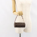 LOUIS VUITTON Monogram Papillon Pouch LV Auth BA7718-19