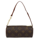 LOUIS VUITTON Monogram Papillon Pouch LV Auth BA7718-3