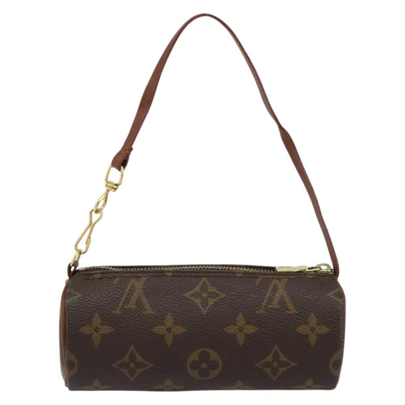 LOUIS VUITTON Monogram Papillon Pouch LV Auth BA7718