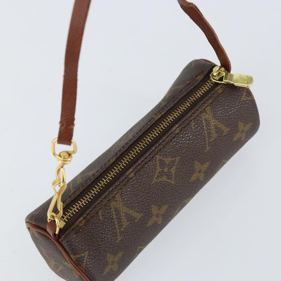 LOUIS VUITTON Monogram Papillon Pouch LV Auth BA7718