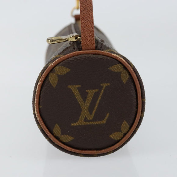 LOUIS VUITTON Monogram Papillon Pouch LV Auth BA7719