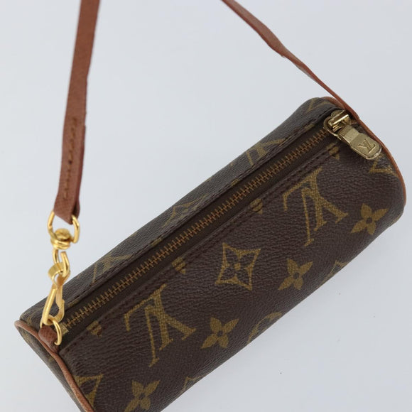 LOUIS VUITTON Monogram Papillon Pouch LV Auth BA7719