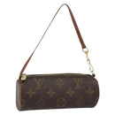 LOUIS VUITTON Monogram Papillon Pouch LV Auth BA7720-1