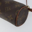 LOUIS VUITTON Monogram Papillon Pouch LV Auth BA7720-15