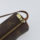 LOUIS VUITTON Monogram Papillon Pouch LV Auth BA7720-10