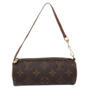 LOUIS VUITTON Monogram Papillon Pouch LV Auth BA7720-13