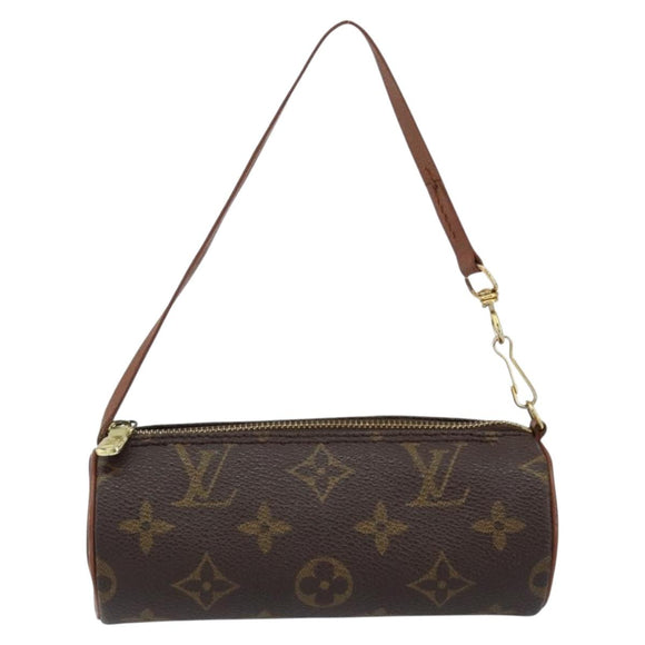 LOUIS VUITTON Monogram Papillon Pouch LV Auth BA7720