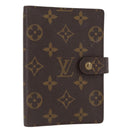 LOUIS VUITTON Monogram Agenda PM Day Planner Cover R20005 LV Auth BA7721-1