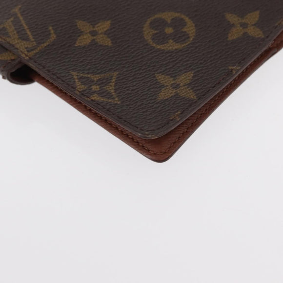 LOUIS VUITTON Monogram Agenda PM Day Planner Cover R20005 LV Auth BA7721