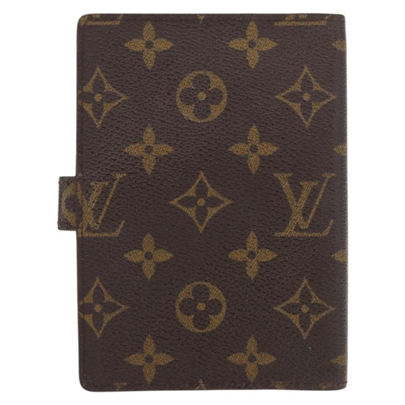 LOUIS VUITTON Monogram Agenda PM Day Planner Cover R20005 LV Auth BA7721