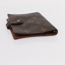 LOUIS VUITTON Monogram Agenda PM Day Planner Cover R20005 LV Auth BA7721-5
