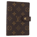 LOUIS VUITTON Monogram Agenda PM Day Planner Cover R20005 LV Auth BA7722-1