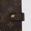 LOUIS VUITTON Monogram Agenda PM Day Planner Cover R20005 LV Auth BA7722-17