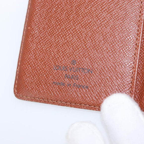 LOUIS VUITTON Monogram Agenda PM Day Planner Cover R20005 LV Auth BA7722