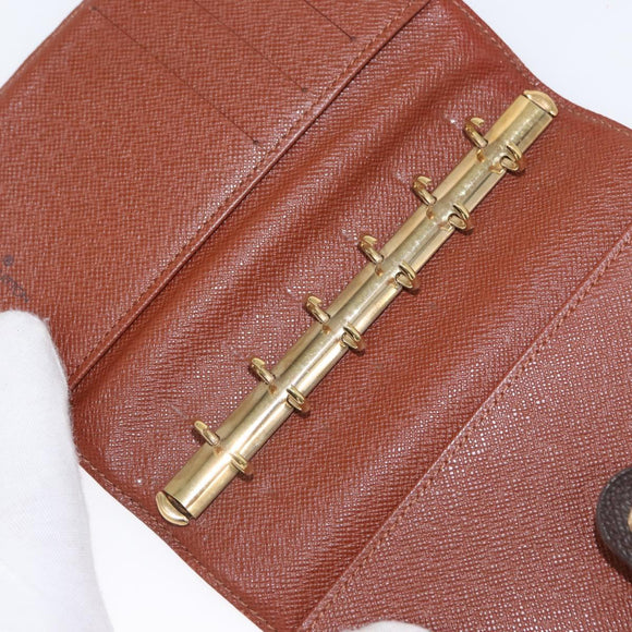 LOUIS VUITTON Monogram Agenda PM Day Planner Cover R20005 LV Auth BA7722