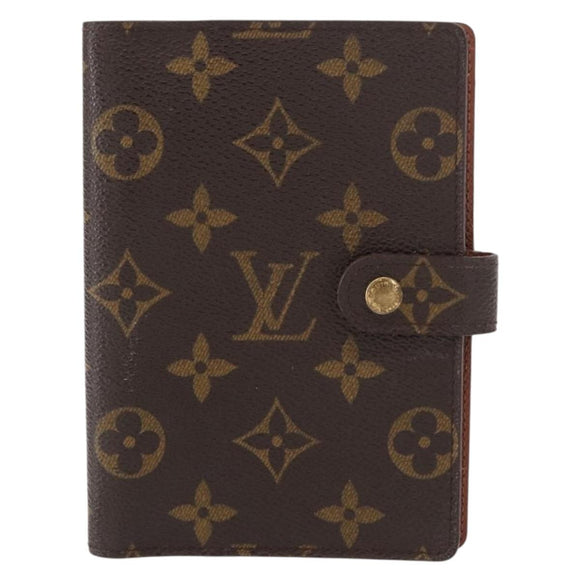 LOUIS VUITTON Monogram Agenda PM Day Planner Cover R20005 LV Auth BA7722