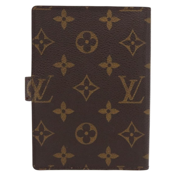 LOUIS VUITTON Monogram Agenda PM Day Planner Cover R20005 LV Auth BA7722
