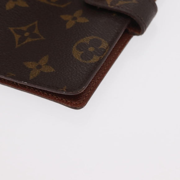 LOUIS VUITTON Monogram Agenda PM Day Planner Cover R20005 LV Auth BA7722