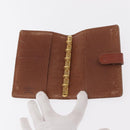 LOUIS VUITTON Epi Agenda PM Day Planner Cover Brown R20053 LV Auth BA7723-8