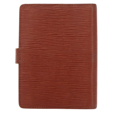 LOUIS VUITTON Epi Agenda PM Day Planner Cover Brown R20053 LV Auth BA7723 - 0