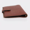 LOUIS VUITTON Epi Agenda PM Day Planner Cover Brown R20053 LV Auth BA7723-5