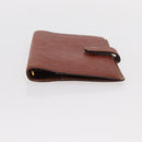 LOUIS VUITTON Epi Agenda PM Day Planner Cover Brown R20053 LV Auth BA7723-6