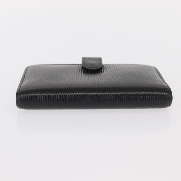 LOUIS VUITTON Epi Agenda PM Day Planner Cover Black R20052 LV Auth BA7724