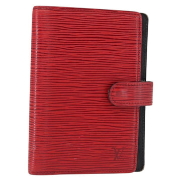 LOUIS VUITTON Epi Agenda PM Day Planner Cover Red R20057 LV Auth BA7725