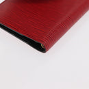 LOUIS VUITTON Epi Agenda PM Day Planner Cover Red R20057 LV Auth BA7725-16