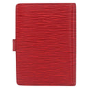 LOUIS VUITTON Epi Agenda PM Day Planner Cover Red R20057 LV Auth BA7725-2
