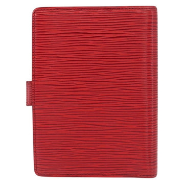 LOUIS VUITTON Epi Agenda PM Day Planner Cover Red R20057 LV Auth BA7725 - 0