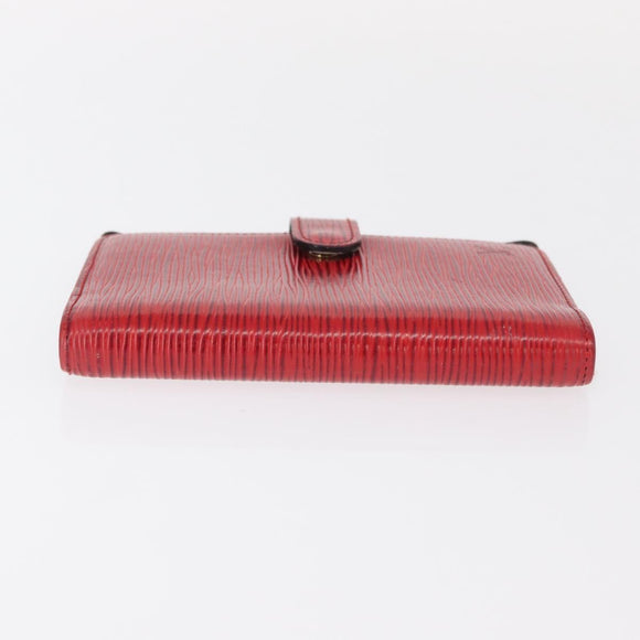 LOUIS VUITTON Epi Agenda PM Day Planner Cover Red R20057 LV Auth BA7725