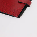 LOUIS VUITTON Epi Agenda PM Day Planner Cover Red R20057 LV Auth BA7725-14